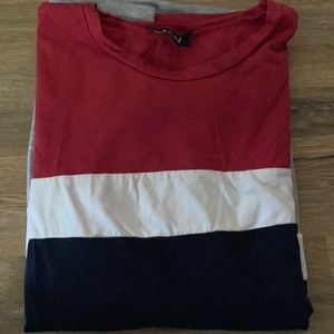 Men’s color-blocked shirt